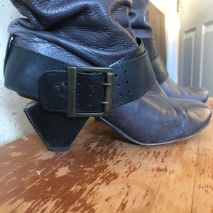 Wide calf slouchy Fly London Boots size 41